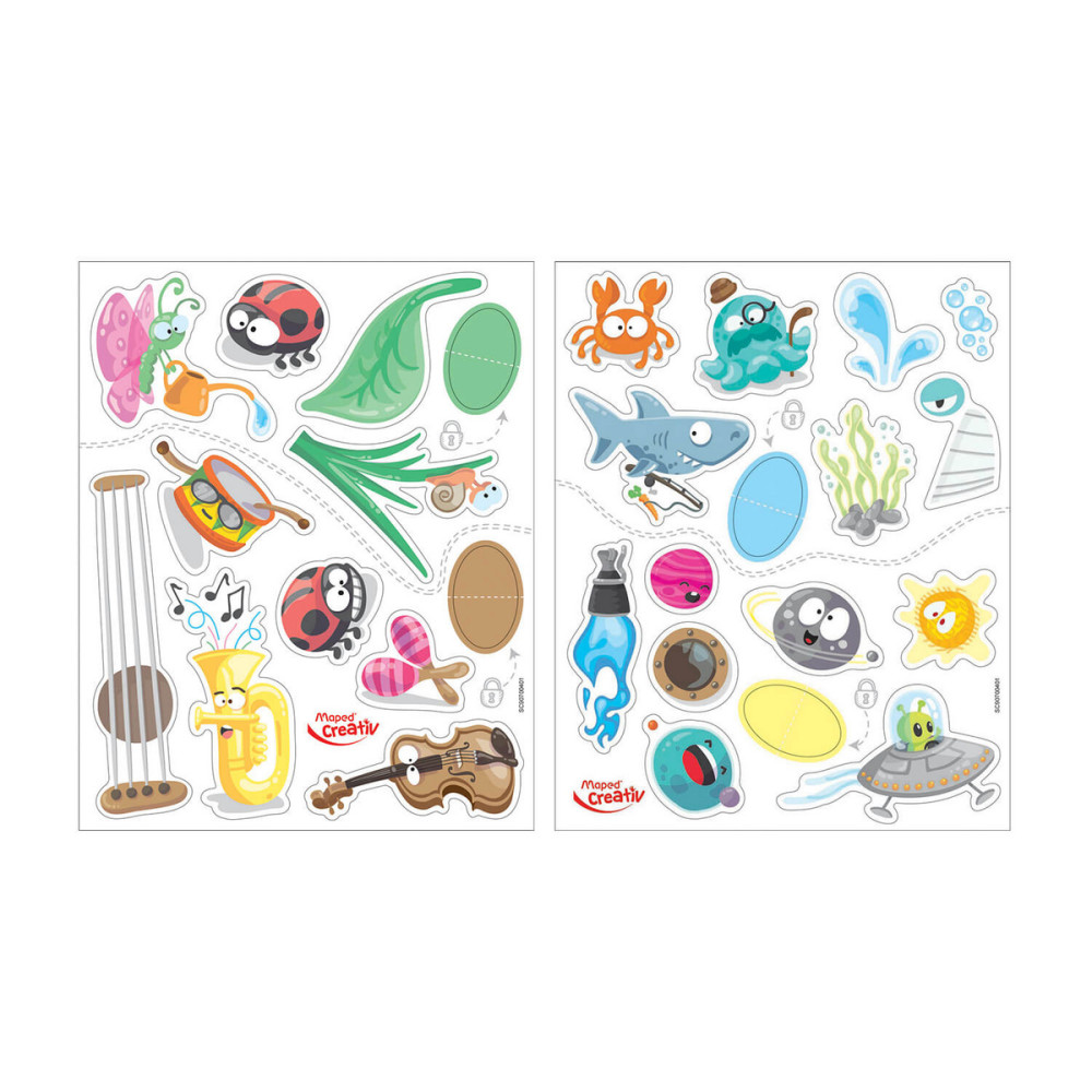 Zestaw farb do malowania palcami w walizce dla dzieci - Maped