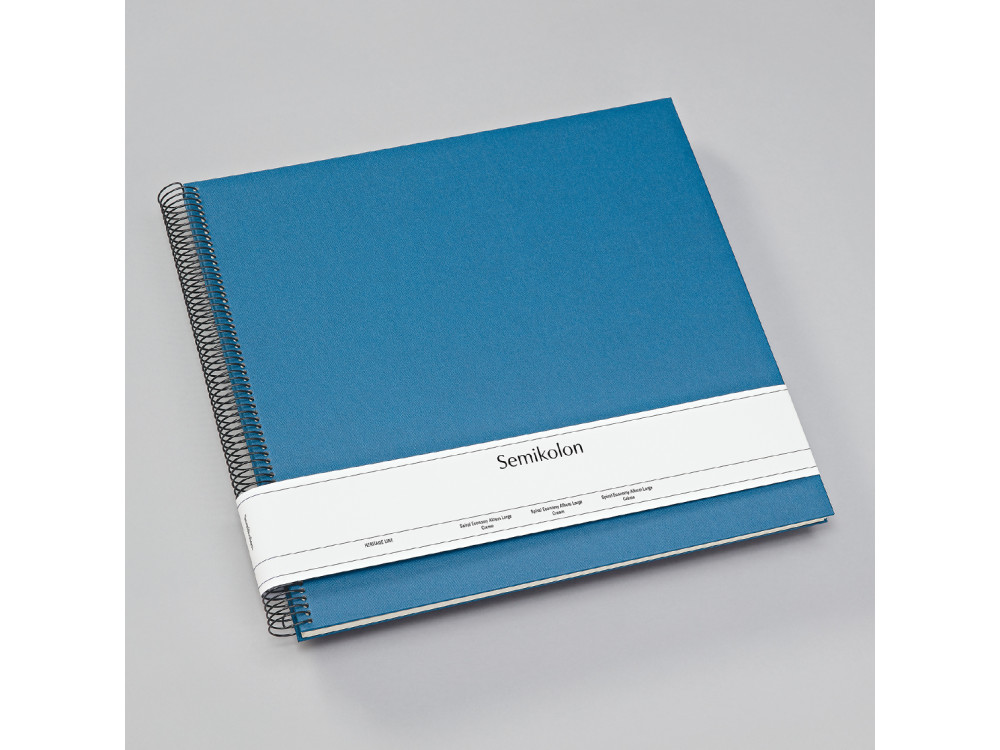 Album na zdjęcia Economy 34,5 x 33,2 cm - Semikolon - białe strony, Azzurro
