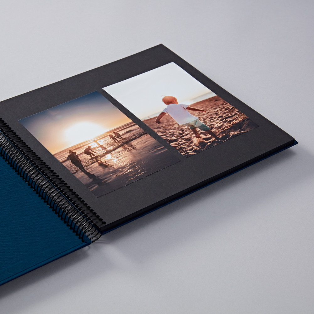 Album na zdjęcia Economy 23 x 22,3 cm - Semikolon - czarne strony, Flamingo