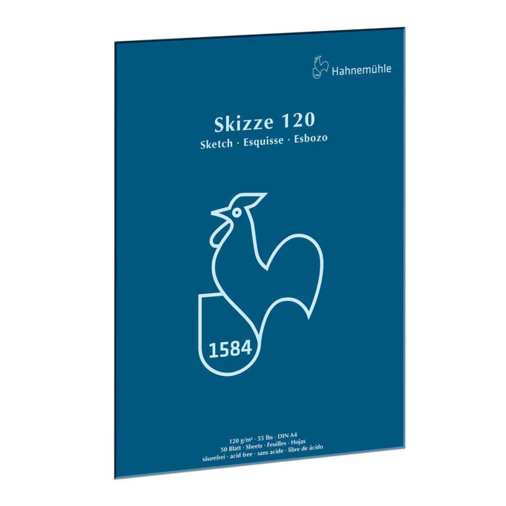 Skizze Sketch Pad - Hahnemühle - A4, 120 g, 50 pages