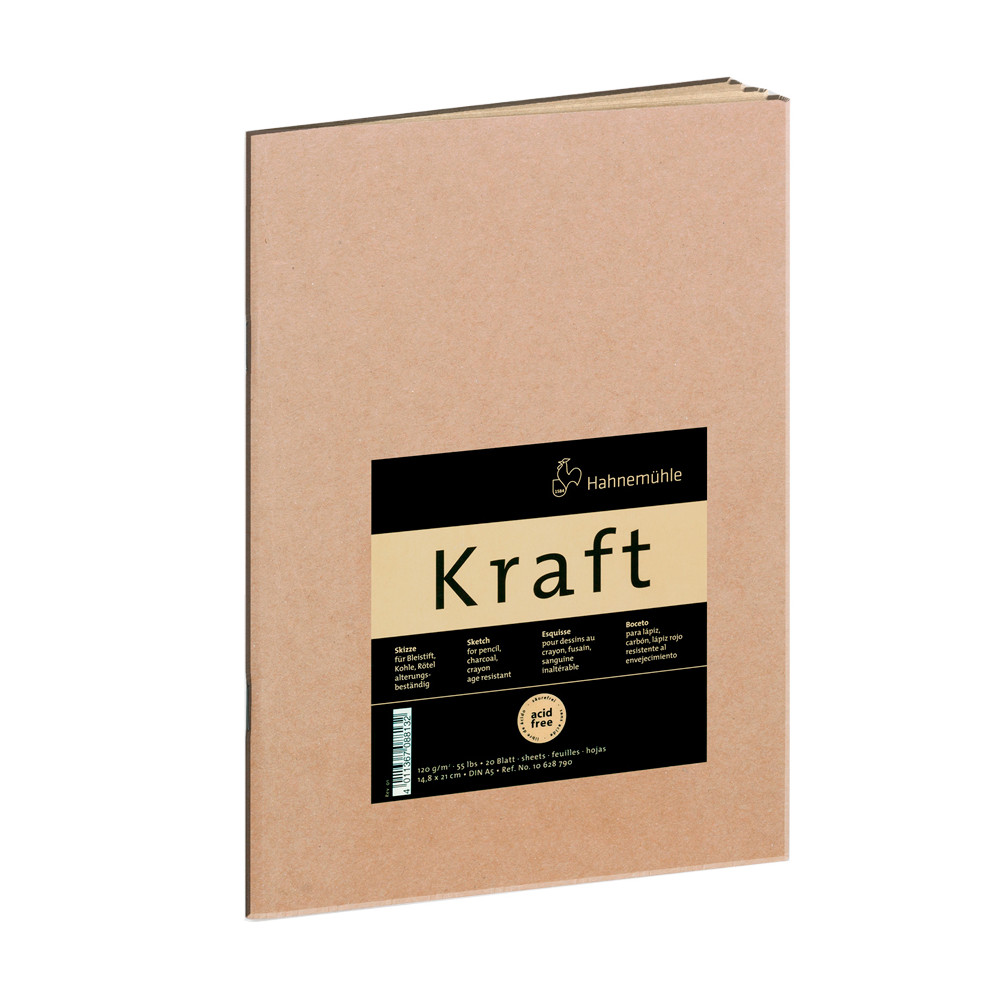 Szkicownik Kraft Paper Sketchbook - Hahnemühle - A5, 120 g, 20 ark.