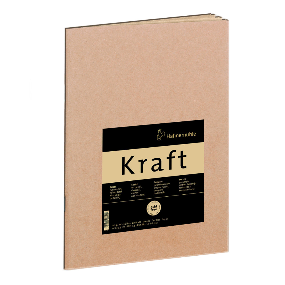 Kraft Paper Sketchbook - Hahnemühle - A4, 120 g, 20 pages