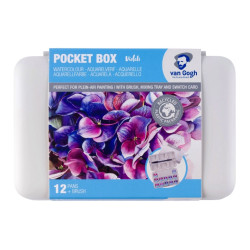 Watercolor paints Pocket Box Pink & Violets - Van Gogh - 12 colors