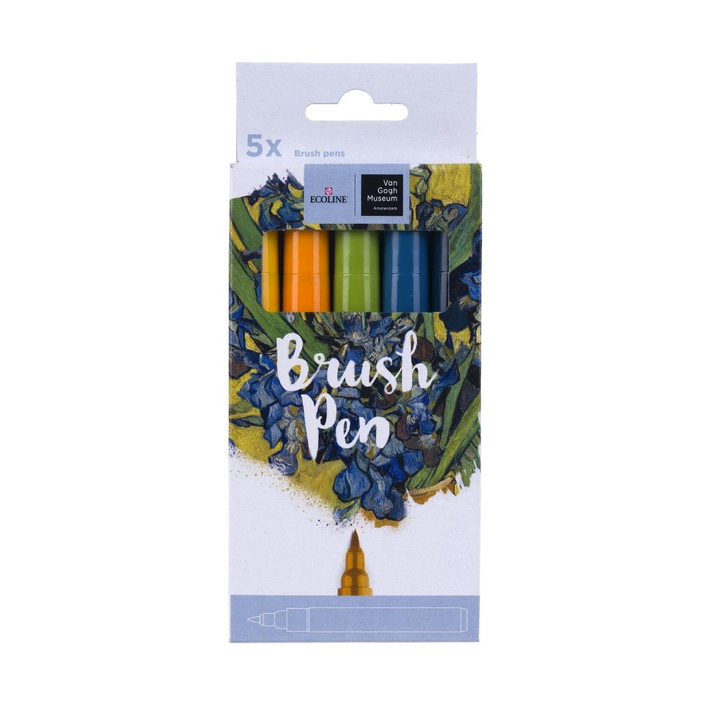 Brush Pen watercolor set Ecoline Van Gogh Museum - Talens - 5 pcs.