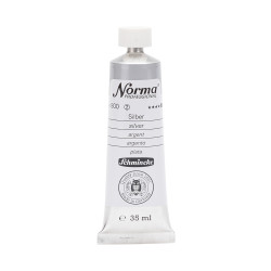 Norma Professional oil paint - Schmincke - 800, Silver, 35 ml