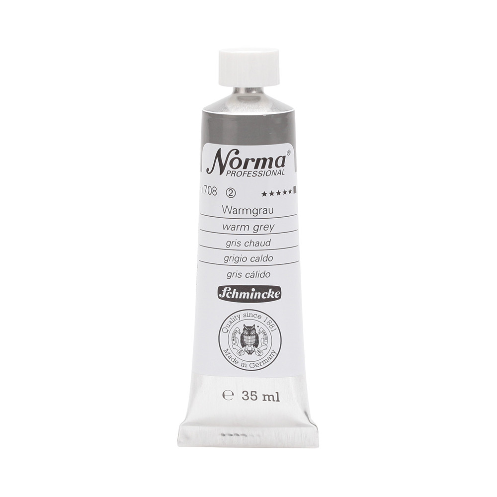 Farba olejna Norma Professional - Schmincke - 708, Warm Grey, 35 ml