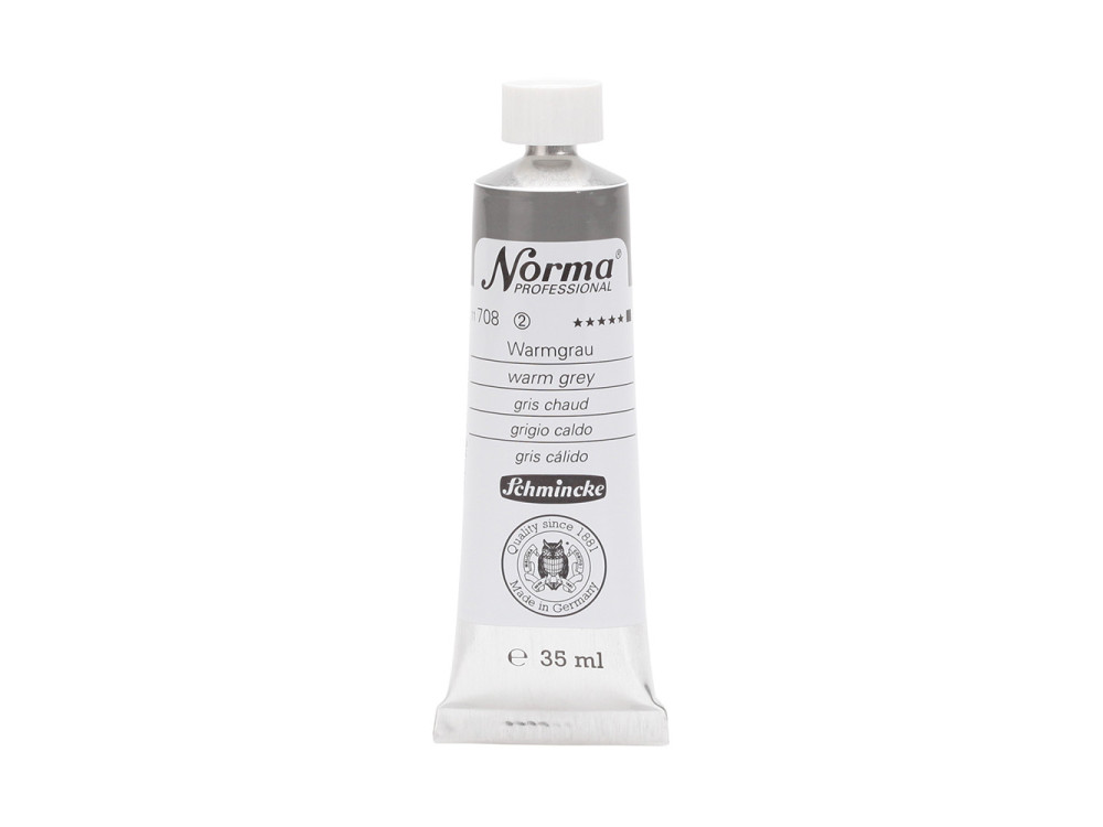 Norma Professional oil paint - Schmincke - 708, Warm Grey, 35 ml