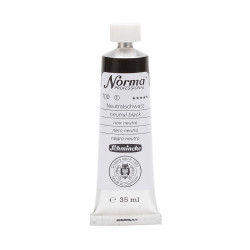 Norma Professional oil paint - Schmincke - 700, Neutral Black, 35 ml