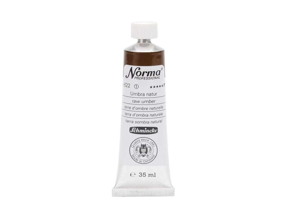 Norma Professional oil paint - Schmincke - 622, Raw Umber, 35 ml