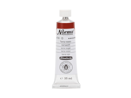 Farba olejna Norma Professional - Schmincke - 614, Red Earth, 35 ml