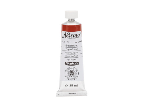 Farba olejna Norma Professional - Schmincke - 612, English Red, 35 ml