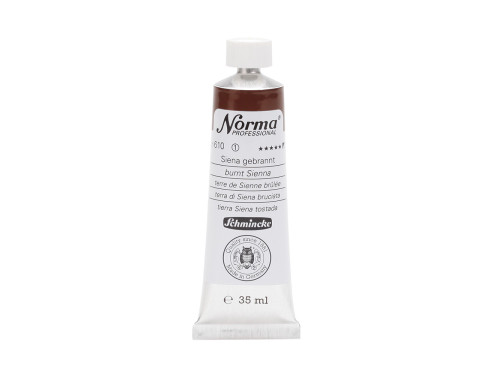 Farba olejna Norma Professional - Schmincke - 610, Burnt Sienna, 35 ml