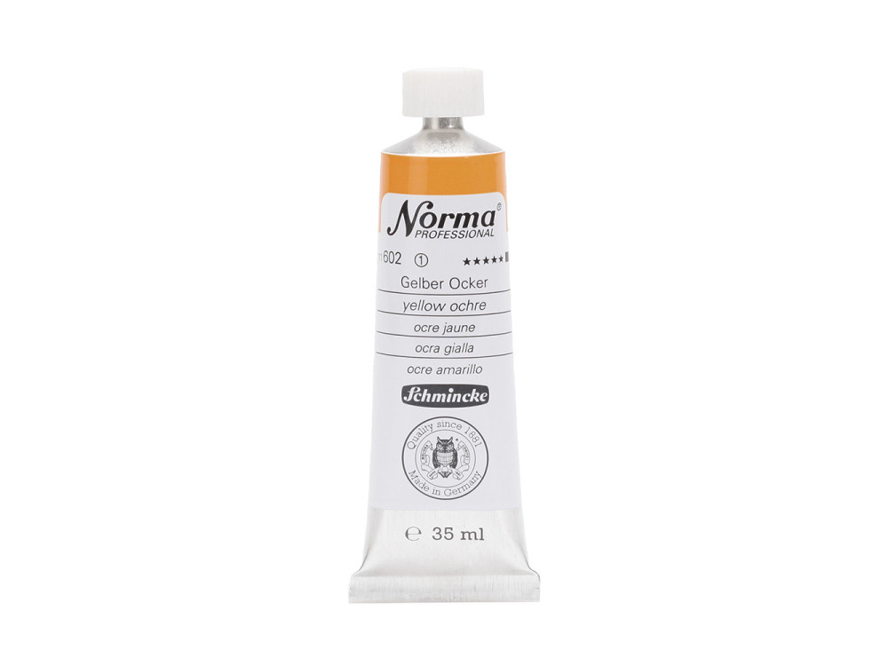 Farba olejna Norma Professional - Schmincke - 602, Yellow Ochre, 35 ml