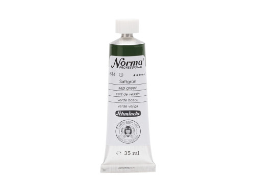 Norma Professional oil paint - Schmincke - 514, Sap Green, 35 ml