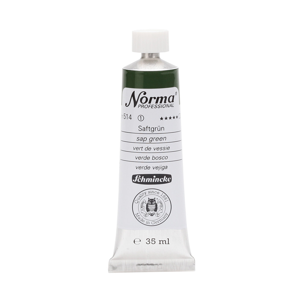 Farba olejna Norma Professional - Schmincke - 514, Sap Green, 35 ml