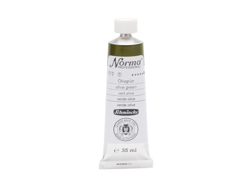 Norma Professional oil paint - Schmincke - 512, Olive Green, 35 ml