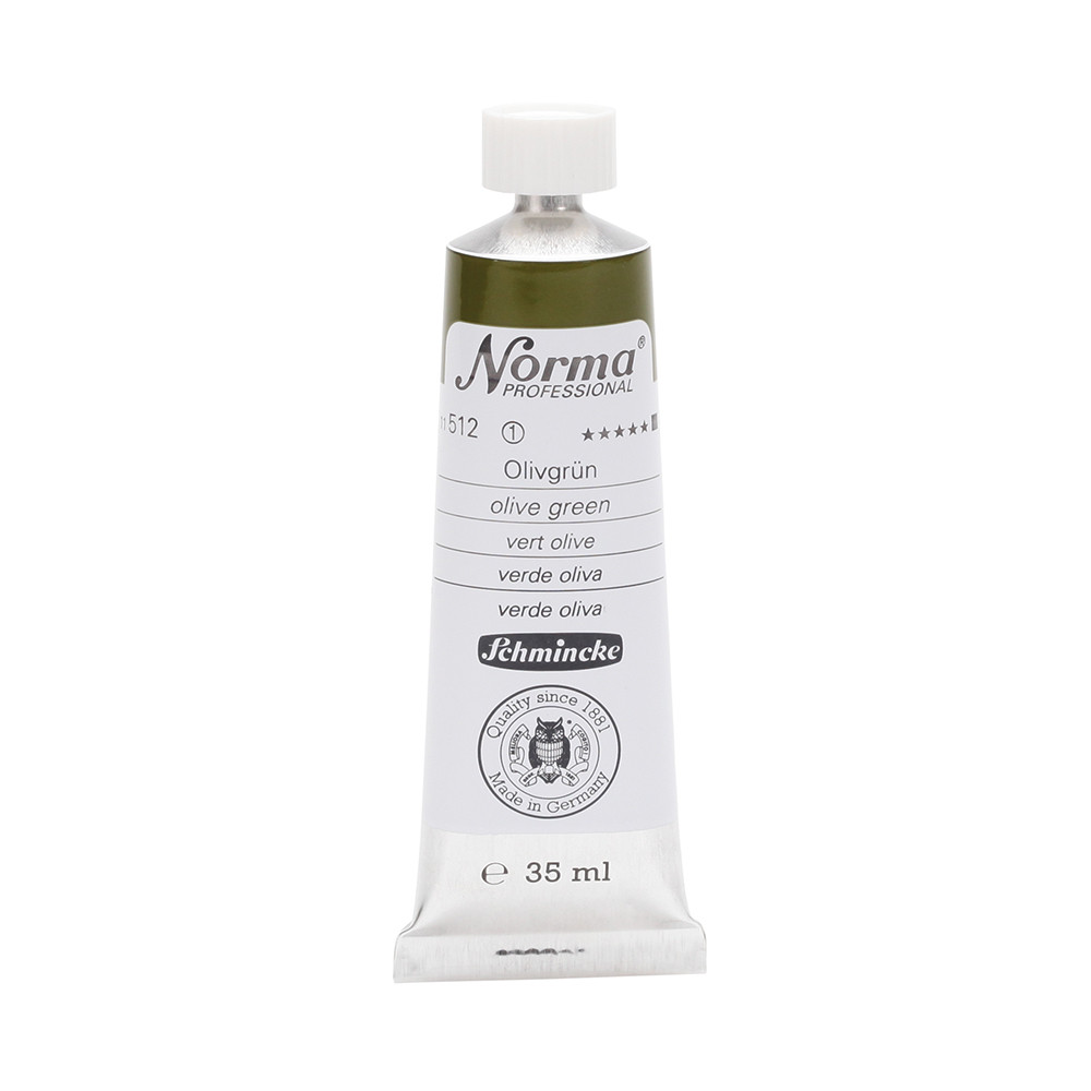 Farba olejna Norma Professional - Schmincke - 512, Olive Green, 35 ml