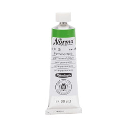 Farba olejna Norma Professional - Schmincke - 508, Permanent Green, 35 ml
