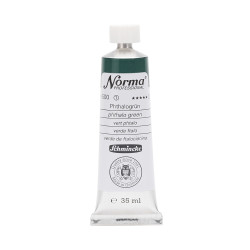 Norma Professional oil paint - Schmincke - 500, Phthalo Green, 35 ml