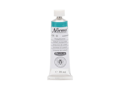 Farba olejna Norma Professional - Schmincke - 426, Cobalt Turquoise, 35 ml