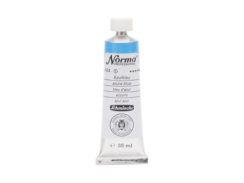 Farba olejna Norma Professional - Schmincke - 424, Azure Blue, 35 ml