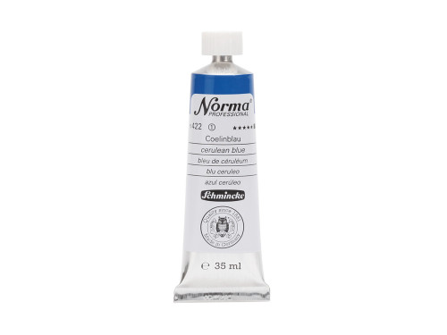 Farba olejna Norma Professional - Schmincke - 422, Cerulean Blue, 35 ml