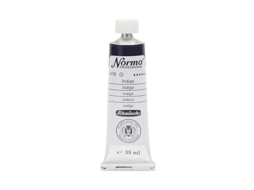 Norma Professional oil paint - Schmincke - 416, Indigo, 35 ml