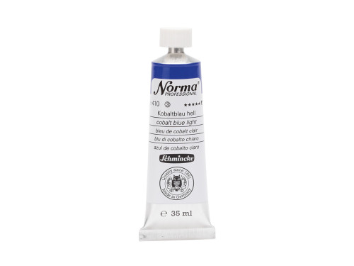 Farba olejna Norma Professional - Schmincke - 410, Cobalt Blue Light, 35 ml