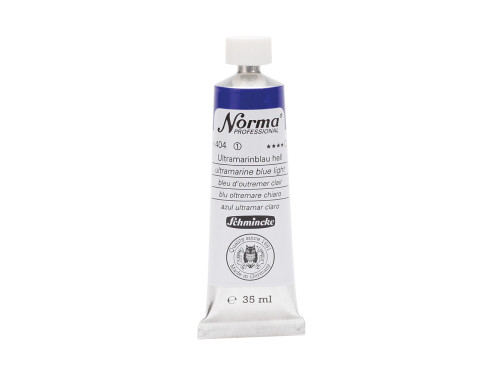 Norma Professional oil paint - Schmincke - 404, Ultramarine Blue Light, 35 ml