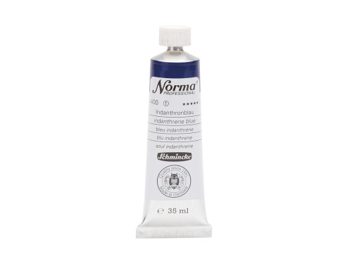 Norma Professional oil paint - Schmincke - 400, Indanthrene Blue, 35 ml