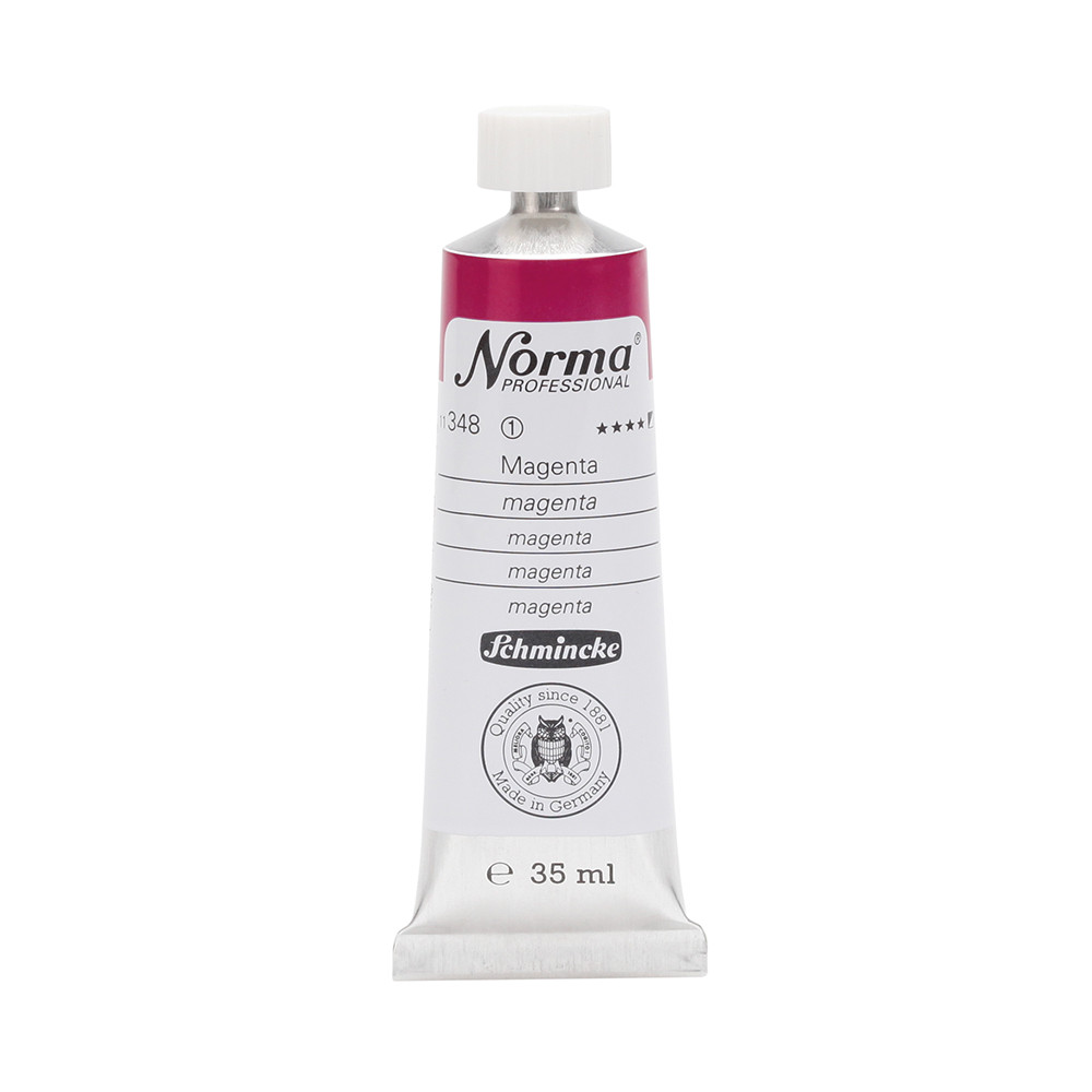 Norma Professional oil paint - Schmincke - 348, Magenta, 35 ml