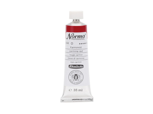 Norma Professional oil paint - Schmincke - 344, Carmine Red, 35 ml
