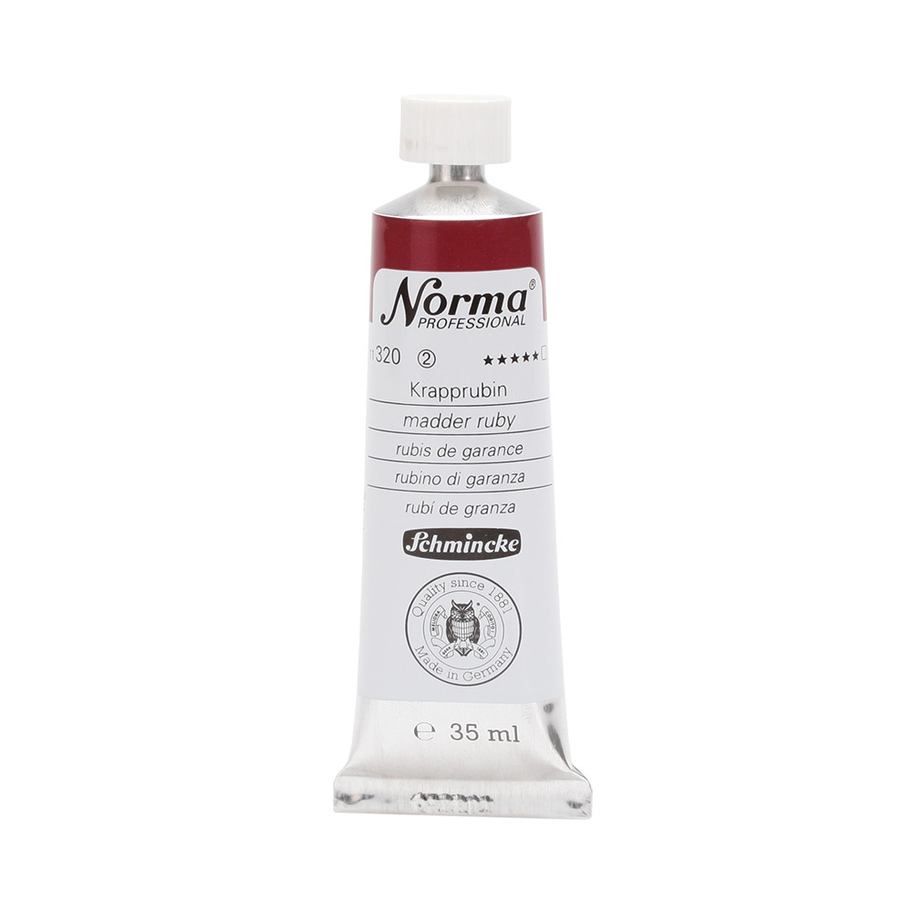 Norma Professional oil paint - Schmincke - 320, Madder Ruby, 35 ml