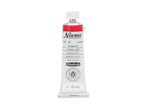 Norma Professional oil paint - Schmincke - 316, Madder Light, 35 ml