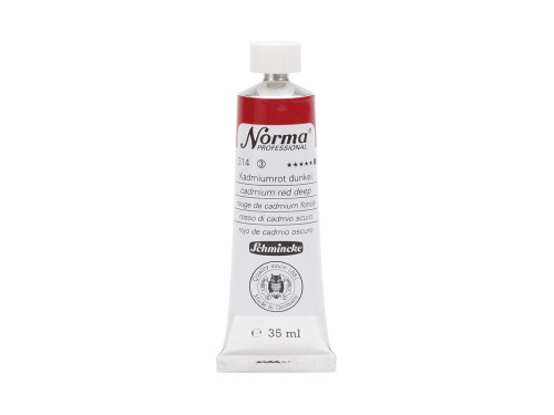Farba olejna Norma Professional - Schmincke - 314, Cadmium Red Deep, 35 ml