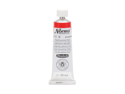 Norma Professional oil paint - Schmincke - 310, Cadmium Red Light, 35 ml