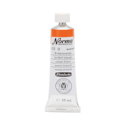 Norma Professional oil paint - Schmincke - 302, Brilliant Orange, 35 ml