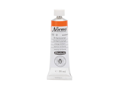 Farba olejna Norma Professional - Schmincke - 302, Brilliant Orange, 35 ml