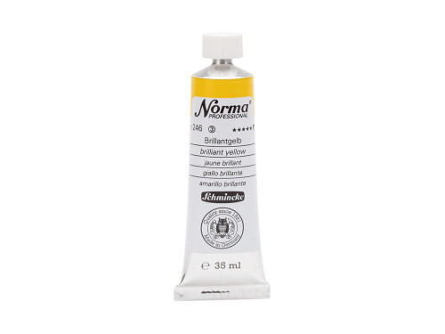 Farba olejna Norma Professional - Schmincke - 246, Brilliant Yellow, 35 ml