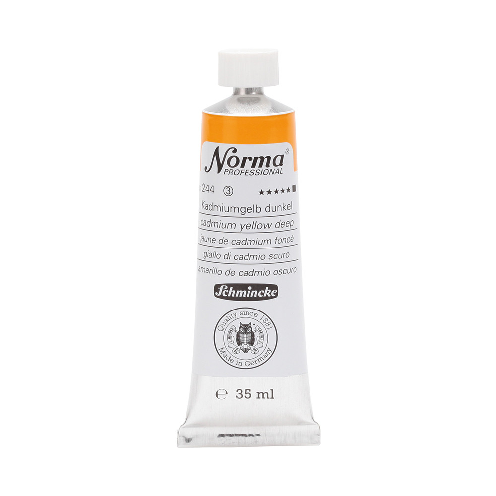 Farba olejna Norma Professional - Schmincke - 244, Cadmium Yellow Deep, 35 ml