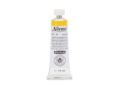 Norma Professional oil paint - Schmincke - 240, Cadmium Yellow Mix, 35 ml