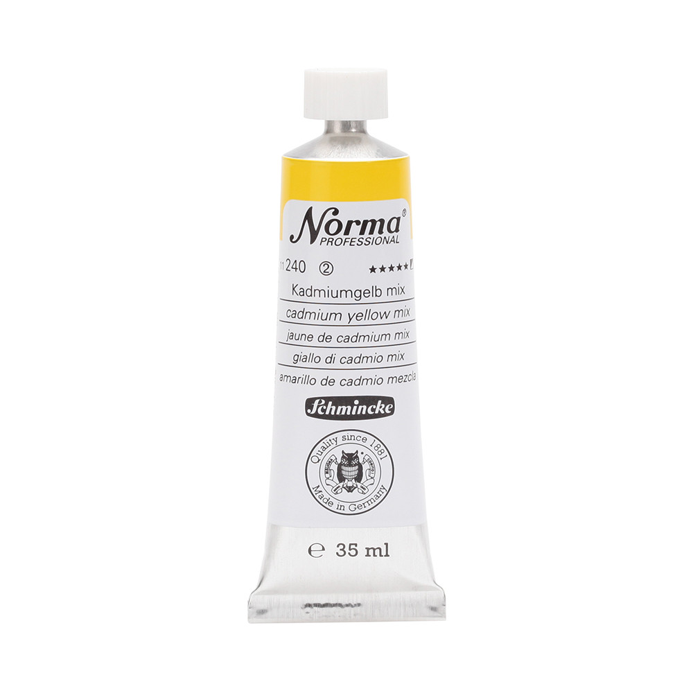 Norma Professional oil paint - Schmincke - 240, Cadmium Yellow Mix, 35 ml