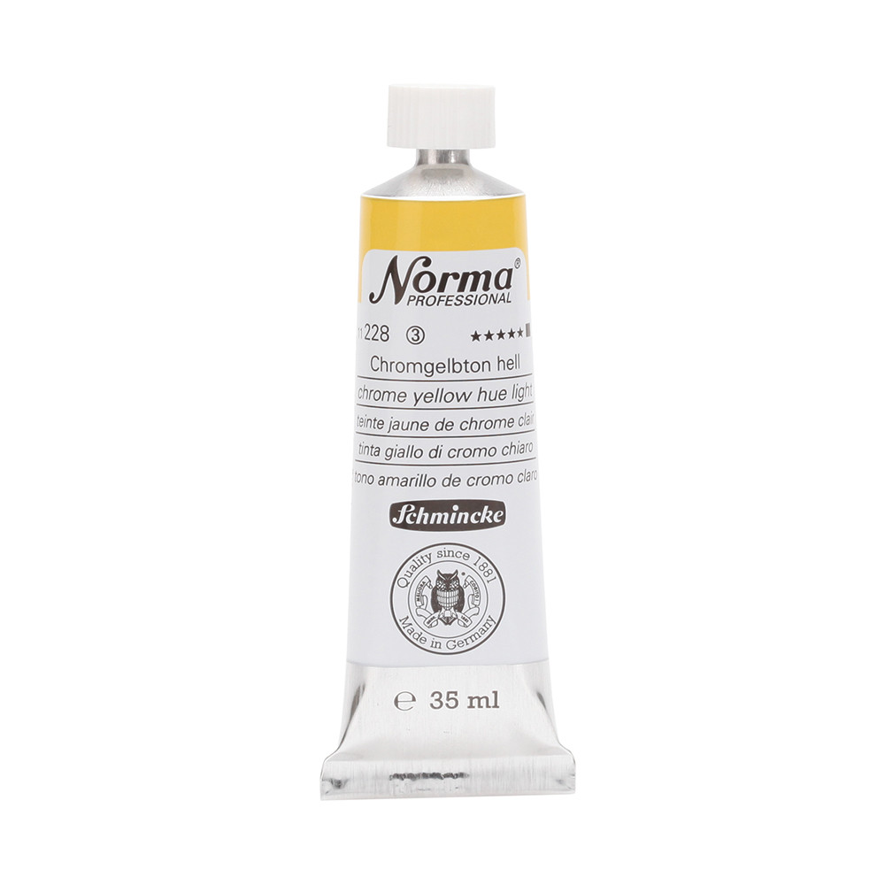 Farba olejna Norma Professional - Schmincke - 228, Chrome Yellow Hue Light, 35 ml