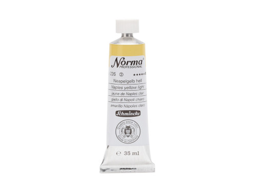 Farba olejna Norma Professional - Schmincke - 226, Naples Yellow Light, 35 ml