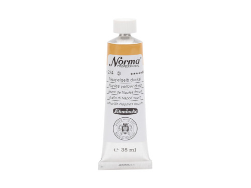 Farba olejna Norma Professional - Schmincke - 224, Naples Yellow Deep, 35 ml