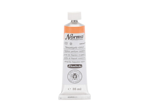 Farba olejna Norma Professional - Schmincke - 222, Naples Yellow Reddish, 35 ml