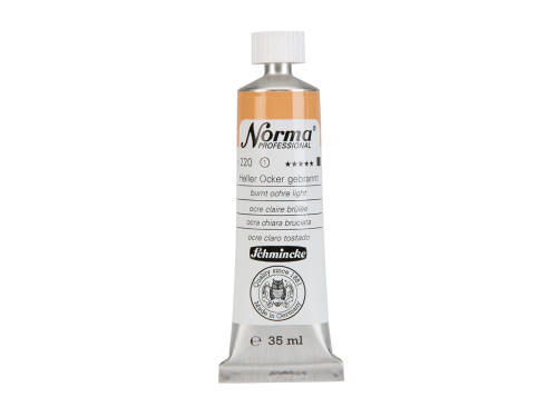 Farba olejna Norma Professional - Schmincke - 220, Burnt Ochre Light, 35 ml
