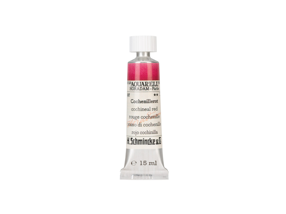Horadam Aquarell Retro watercolor paint - Schmincke - 337, Cochineal Red, 15 ml