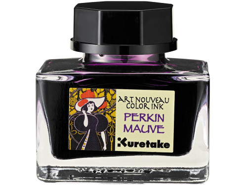 Atrament Ink-Cafe Art Noveau - Kuretake - Perkin Mauve, 21 ml