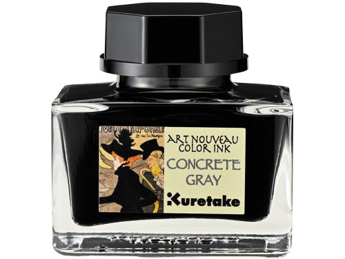 Atrament Ink-Cafe Art Noveau - Kuretake - Concrete Gray, 21 ml